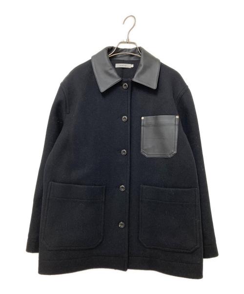MO-NO-HA（モノハ）MO-NO-HA (モノハ) ウールワークジャケット ブラック サイズ:1の古着・服飾アイテム