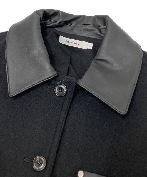 MO-NO-HA（モノハ）MO-NO-HA (モノハ) ウールワークジャケット ブラック サイズ:1の古着・服飾アイテム