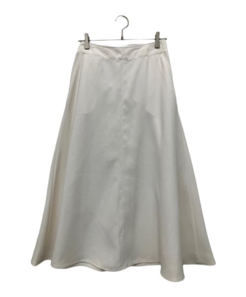 Spick and Span（スピック＆スパン）Spick and Span (スピック＆スパン) バックサテンロングスカート アイボリー サイズ:36の古着・服飾アイテム
