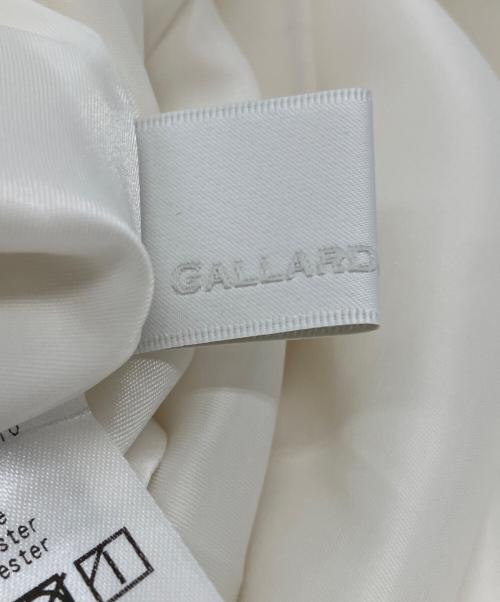 GALLARDA GALANTE（ガリャルダガランテ）GALLARDA GALANTE (ガリャルダガランテ) アセテートタイトスカート ホワイトの古着・服飾アイテム