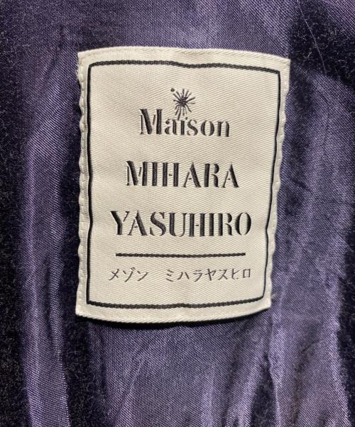 Maison MIHARA YASUHIRO（メゾン ミハラ ヤスヒロ）Maison MIHARA YASUHIRO (メゾン ミハラ ヤスヒロ) 24AW Bleached Satin Shirt パープル サイズ:46の古着・服飾アイテム
