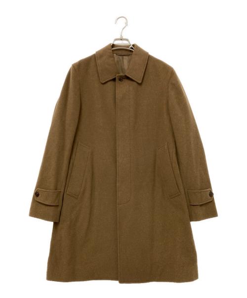 green label relaxing（グリーンレーベルリラクシング）green label relaxing (グリーンレーベルリラクシング) W/カシミヤ ビーバー ステンカラーコート ブラウン サイズ:Sの古着・服飾アイテム