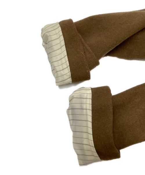 green label relaxing（グリーンレーベルリラクシング）green label relaxing (グリーンレーベルリラクシング) W/カシミヤ ビーバー ステンカラーコート ブラウン サイズ:Sの古着・服飾アイテム