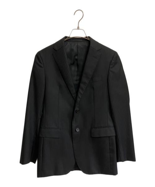 BLACK LABEL CRESTBRIDGE（ブラックレーベル クレストブリッジ）BLACK LABEL CRESTBRIDGE (ブラックレーベル クレストブリッジ) セットアップスーツ ブラック サイズ:38の古着・服飾アイテム