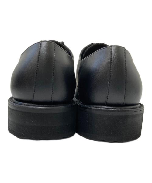 DESCENDANT（ディセンダント）DESCENDANT (ディセンダント) foot the coacher (フットザコーチャー) DWU 3HOLE SHOES ブラック サイズ:2の古着・服飾アイテム