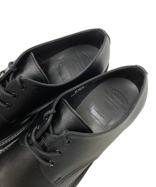 DESCENDANT（ディセンダント）DESCENDANT (ディセンダント) foot the coacher (フットザコーチャー) DWU 3HOLE SHOES ブラック サイズ:2の古着・服飾アイテム