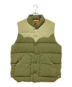 WOOLRICHウールリッチ）の古着「MOUNTAIN DOWN VEST」｜カーキ