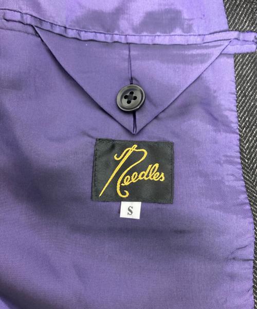 Needles（ニードルズ）Needles (ニードルズ) ヘンリボーンテーラードジャケット ブラック サイズ:Sの古着・服飾アイテム