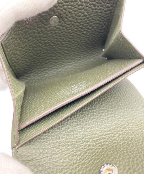 kandamisako（カンダミサコ）kandamisako (カンダミサコ) 2つ折り財布 オリーブの古着・服飾アイテム