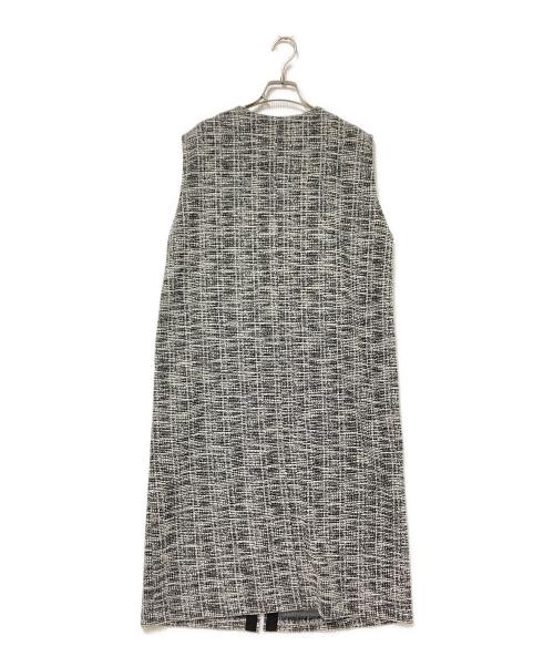 NEMIKA（ネミカ）NEMIKA (ネミカ) ロングツイードジレ ブラック サイズ:5の古着・服飾アイテム