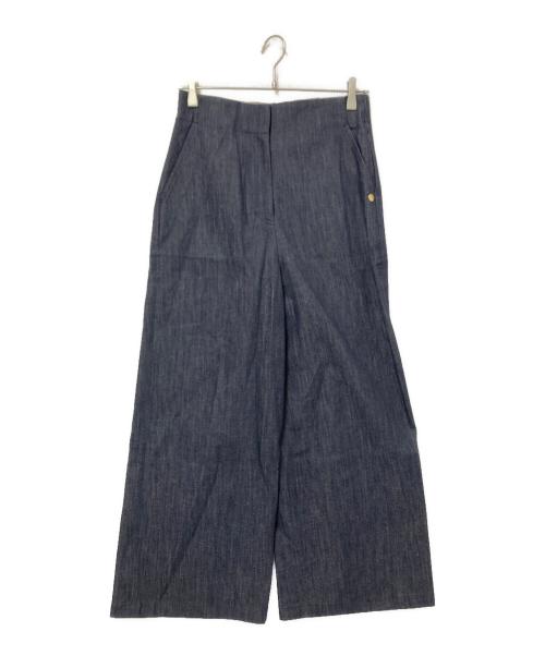 Leilian（レリアン）Leilian (レリアン) ガウチョパンツ インディゴ サイズ:11の古着・服飾アイテム