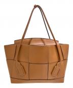 BOTTEGA VENETAボッテガベネタ）の古着「BOTTEGA VENETA/マキシイントレチャートトートバッグ」｜ブラウン
