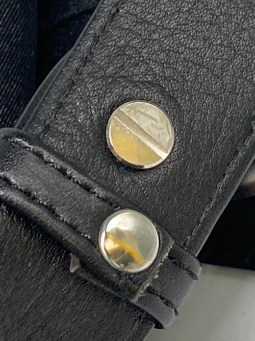 kawa-kawa（カワカワ）kawa-kawa (カワカワ) 【wet】hatomeボディバッグLサイズ ブラックの古着・服飾アイテム