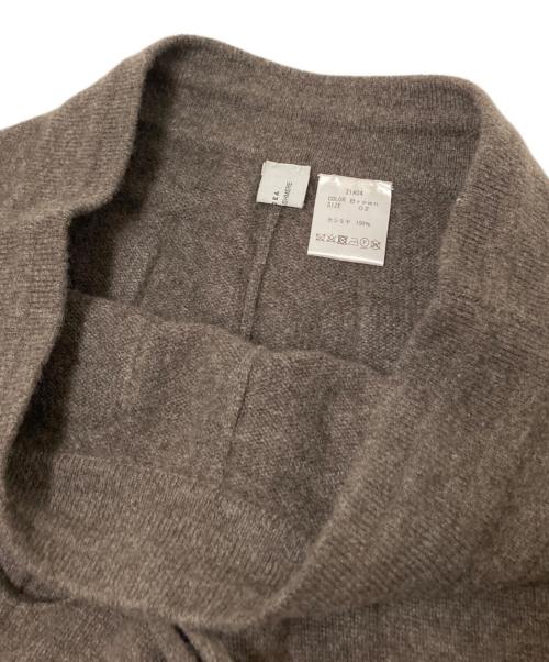 PICEA（ピセア）PICEA (ピセア) カシミヤニットパンツ ブラウン サイズ:2の古着・服飾アイテム