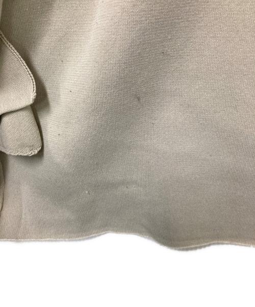 BEARDSLEY（ビアズリー）BEARDSLEY (ビアズリー) 洗えるニットコート ベージュ サイズ:Fの古着・服飾アイテム