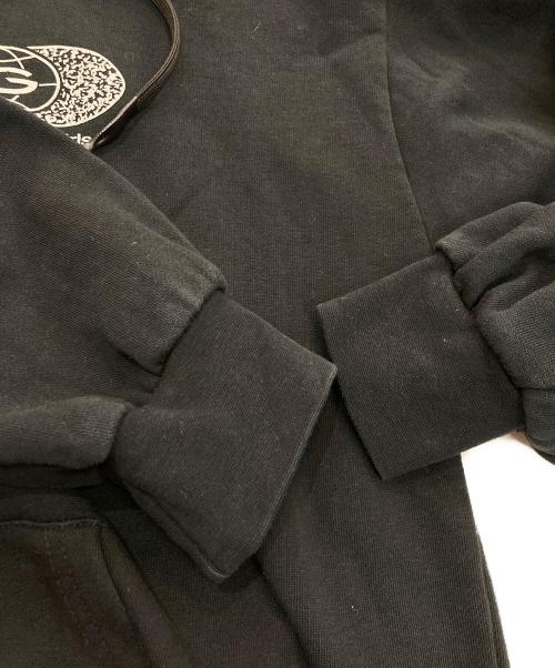 XG PRODUCTS（エックスジー・プロダクツ）XG PRODUCTS (エックスジー・プロダクツ) Pigment Dyed Pullover Hoodie ブラック サイズ:Lの古着・服飾アイテム