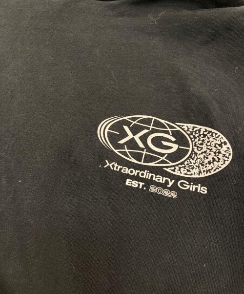 XG PRODUCTS（エックスジー・プロダクツ）XG PRODUCTS (エックスジー・プロダクツ) Pigment Dyed Pullover Hoodie ブラック サイズ:Lの古着・服飾アイテム