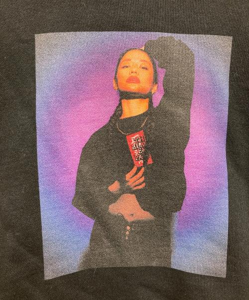 BlackEyePatch（ブラックアイパッチ）BlackEyePatch (ブラックアイパッチ) Awich (エーウィッチ) プルオーバーパーカー ブラック サイズ:XXL 未使用品の古着・服飾アイテム