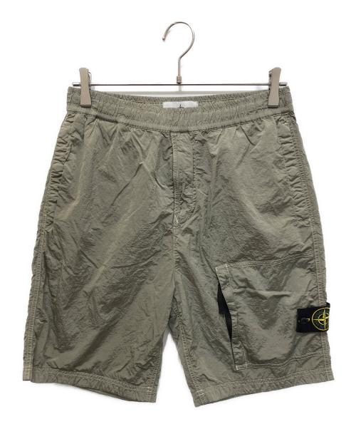 STONE ISLAND（ストーンアイランド）STONE ISLAND (ストーンアイランド) Nylon Metal Econyl ショートパンツ グレー サイズ:30の古着・服飾アイテム