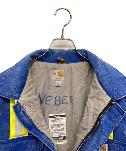 CarHartt（カーハート）CarHartt (カーハート) FLAME-RESISTANT ダックワークジャケット ブルー サイズ:Mの古着・服飾アイテム