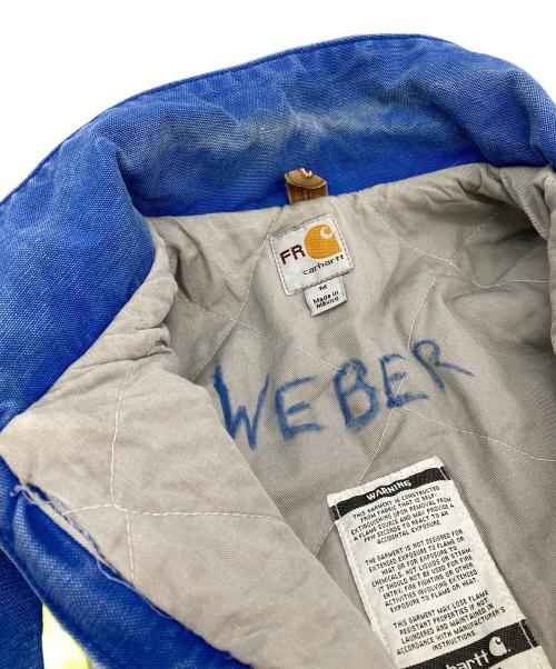 CarHartt（カーハート）CarHartt (カーハート) FLAME-RESISTANT ダックワークジャケット ブルー サイズ:Mの古着・服飾アイテム