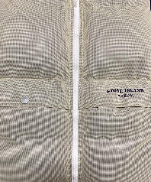 STONE ISLAND（ストーンアイランド）STONE ISLAND (ストーンアイランド) RIPSTOP COVER DOWN GILET ベージュ サイズ:Lの古着・服飾アイテム