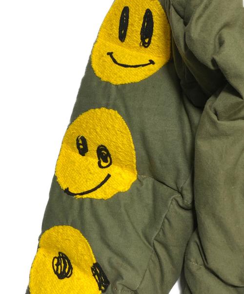 READYMADE（レディメイド）READYMADE (レディメイド) Cali Thornhill DeWitt (カリ ソーンヒル デウィット) DOWN JACKET オリーブ サイズ:1の古着・服飾アイテム