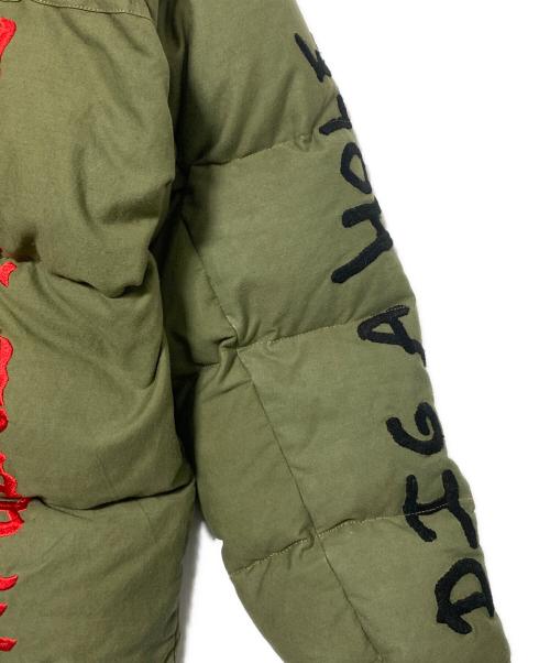READYMADE（レディメイド）READYMADE (レディメイド) Cali Thornhill DeWitt (カリ ソーンヒル デウィット) DOWN JACKET オリーブ サイズ:1の古着・服飾アイテム