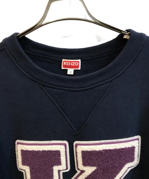 KENZO（ケンゾー）KENZO (ケンゾー) ロゴスウェット ネイビー サイズ:Mの古着・服飾アイテム