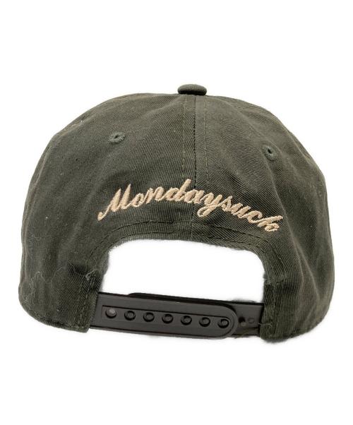 MONDAYSUCK（マンデーサック）MONDAYSUCK (マンデーサック) City Cap オリーブ サイズ:下記参照の古着・服飾アイテム