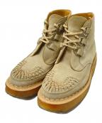 GEORGE COXジョージコックス）の古着「ラバーソール スエードハイカットブーツ」｜ベージュ