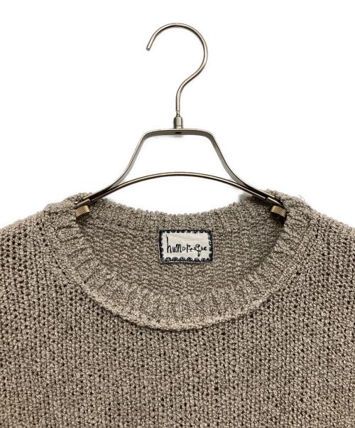 Humoresque（ユーモレスク）Humoresque (ユーモレスク) big shape knit ベージュ サイズ:FREEの古着・服飾アイテム