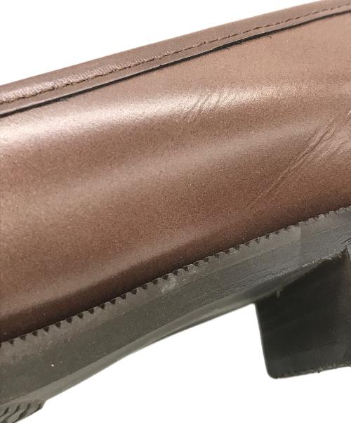 DIANA（ダイアナ）DIANA (ダイアナ) モノグラムスクエアビットローファー ブラウン サイズ:24cmの古着・服飾アイテム