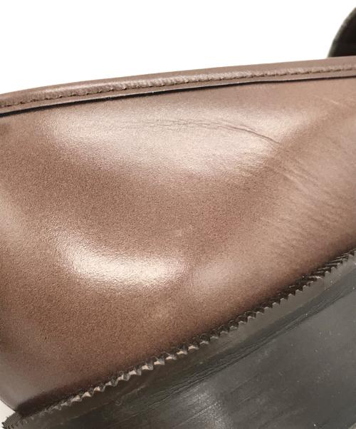 DIANA（ダイアナ）DIANA (ダイアナ) モノグラムスクエアビットローファー ブラウン サイズ:24cmの古着・服飾アイテム