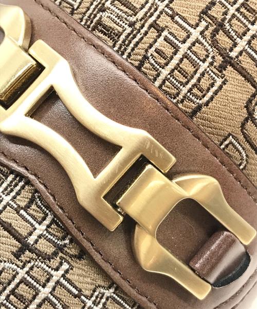 DIANA（ダイアナ）DIANA (ダイアナ) モノグラムスクエアビットローファー ブラウン サイズ:24cmの古着・服飾アイテム