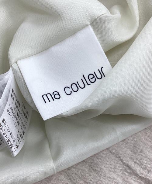 ma couleur（マ クルール）ma couleur (マ クルール) スパークヴィンテージタック＆ギャザーロングスカート アイボリー サイズ:36の古着・服飾アイテム