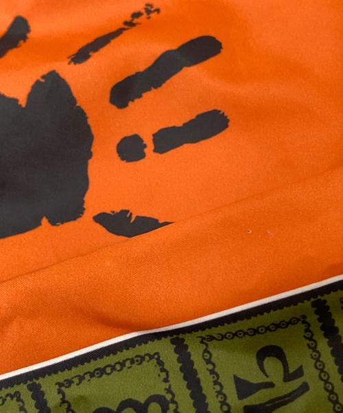 TOGA VIRILIS（トーガ ビリリース）TOGA VIRILIS (トーガ ビリリース) Animal Print Tote Bag オレンジ サイズ:下記参照の古着・服飾アイテム