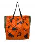 TOGA VIRILIS (トーガ ビリリース) Animal Print Tote Bag オレンジ サイズ:下記参照：5000円