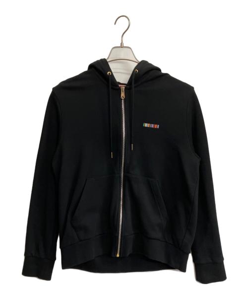 PAUL SMITH（ポールスミス）Paul Smith (ポールスミス) Signature Stripe Bar パーカ ブラック サイズ:LARGEの古着・服飾アイテム