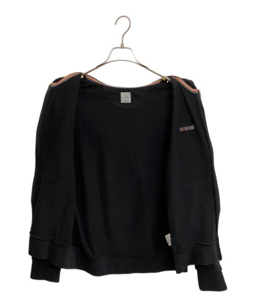 PAUL SMITH（ポールスミス）Paul Smith (ポールスミス) Signature Stripe Bar パーカ ブラック サイズ:LARGEの古着・服飾アイテム