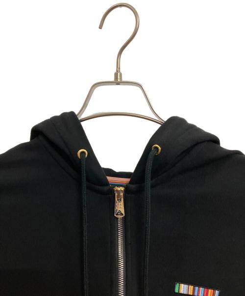 PAUL SMITH（ポールスミス）Paul Smith (ポールスミス) Signature Stripe Bar パーカ ブラック サイズ:LARGEの古着・服飾アイテム