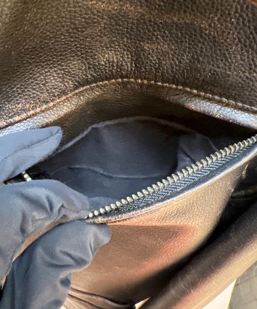 MORGAN（モーガン）MORGAN (モーガン) レザージャケット ブラウン サイズ:Ｍの古着・服飾アイテム