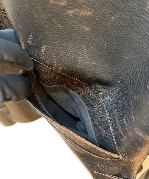 MORGAN（モーガン）MORGAN (モーガン) レザージャケット ブラウン サイズ:Ｍの古着・服飾アイテム