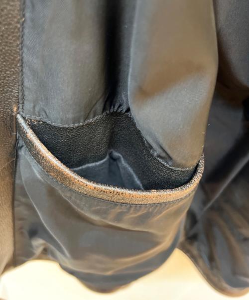 MORGAN（モーガン）MORGAN (モーガン) レザージャケット ブラウン サイズ:Ｍの古着・服飾アイテム