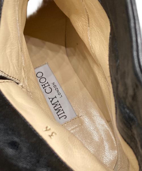 JIMMY CHOO（ジミーチュウ）JIMMY CHOO (ジミーチュウ) YOUTH バイカーブーツ ブラック サイズ:36の古着・服飾アイテム