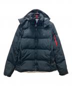 POLO RALPH LAURENポロ・ラルフローレン）の古着「リップストップフーデットダウンジャケット」｜ブラック