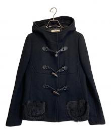 PRADA（プラダ）の古着「ダッフルコート」｜ブラック