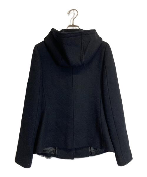 PRADA（プラダ）PRADA (プラダ) ダッフルコート ブラック サイズ:44の古着・服飾アイテム