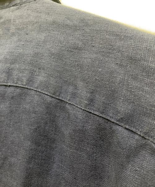 POLO RALPH LAUREN（ポロ・ラルフローレン）POLO RALPH LAUREN (ポロ・ラルフローレン) リネンジップアップシャツジャケット ネイビー サイズ:Ｍの古着・服飾アイテム