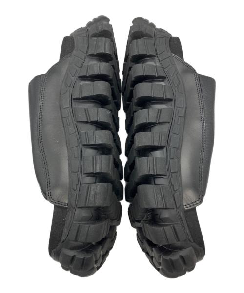 MAISON SPECIAL（メゾンスペシャル）MAISON SPECIAL (メゾンスペシャル) SPECIAL SHOES FACTORY (スペシャルシューズファクトリー) Rattling Sole Gathering Sandal ブラック サイズ:27.5の古着・服飾アイテム